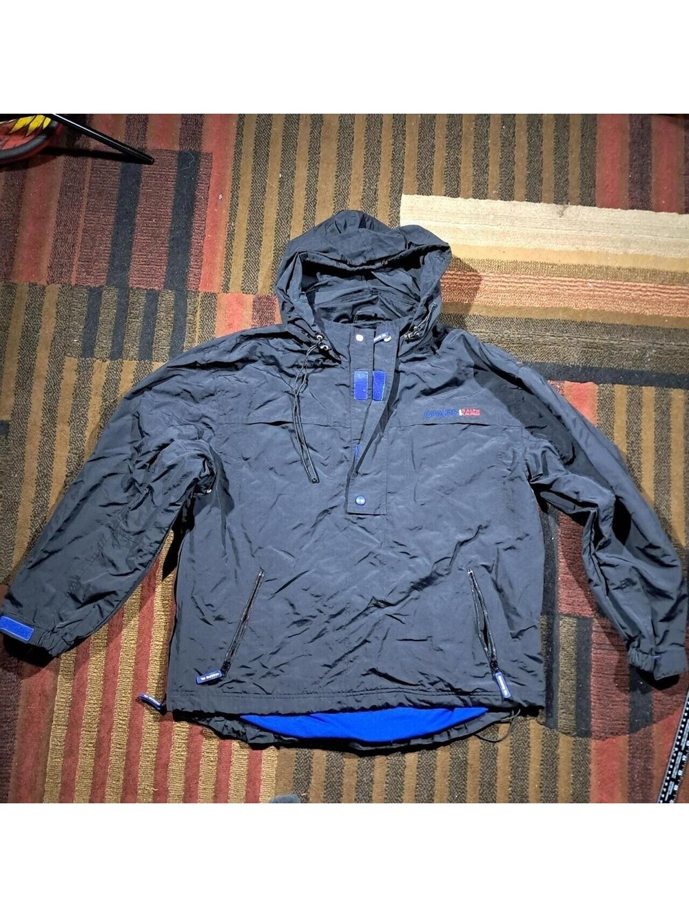 Vintage Chaps Ralph Lauren Hooded Anorak Windbreaker Men's L